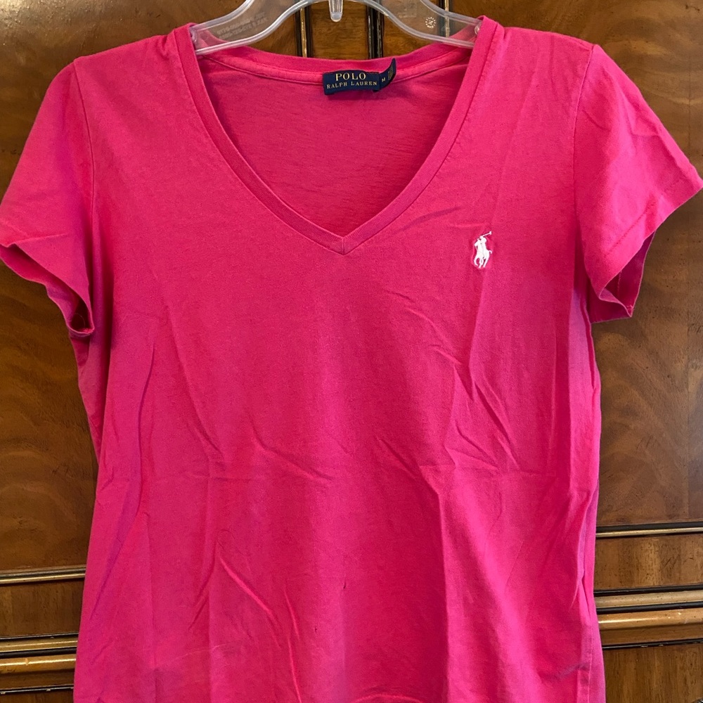 Ralph Lauren fuchsia tee shirt